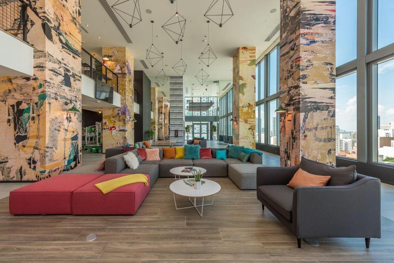 マイアミLuxury Brickell Studioアパートメント エクステリア 写真